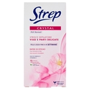 Strep Crystal Strisce Depilatorie Viso e Parti Delicate 20 Strisce + 4 Salviettine